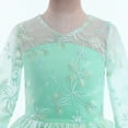 thumbnail image 5 of IDOPIP Flower Girls Vintage Lace Dress Floral embroidered Tulle Tutu Dress Wedding Party Gown, 5 of 7