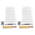 thumbnail image 4 of Paper Blending Stumps, Practical Comfortable Grip Strong Friction 2 Sets Blending Stumps Tortillions  For Student Artist, 4 of 8
