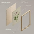 thumbnail image 5 of PixonSign&nbsp;Framed Wall Art, Watercolor Floral Botanical Posters, Set of 4 Rustic Farmhouse Wall Decor Wildflowers Prints, Minimalist Wall Décor for Living Room, Bedroom, Office - 12"x16" Natural, 5 of 5