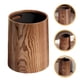thumbnail image 4 of BRIGHTFUFU Bote de basura grande redondo, contenedor de basura de grano de madera de simulación, contenedor de residuos para cocina y sala de estar, 4 of 7