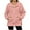 Pink, variant on JYLFC Womens Oversized Half Zip Hoodies Long Sleeve Casual Sweatshirts Loose Fall Pullover Tops with Pockets Pink,XL