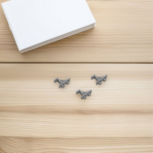 unbranded 8Ud Para Estantes De Refrigerador En Gris Material Resistente Para Uso Duradero En Congeladores