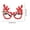 Red, variant on YIKA Christmas Decoration Christmas Decoration Glasses Festival Party Dress Up Sparkling Santa Claus Eyeframe Christmas Photo Accessories