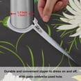 thumbnail image 6 of Coolnut 60" Sunflower Outdoor Tablecloth with Umbrella Hole and Zipper, Waterproof Round Tablecloth for Party,Patio,Picnic,Holiday Dinner,Summer, 6 of 7