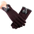 thumbnail image 1 of Guantes de encaje cálidos de Dedo completo de Cachemira Terciopelo para Mujer YONGSHENG, 1 of 5
