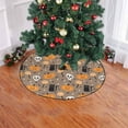 thumbnail image 2 of FMSHPON Happy Halloween Pumpkins BonesCats Xmas Christmas Tree Skirt Stand Mat for Holiday Party Decoration Indoor Outdoor 36 inches, 2 of 3