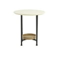 thumbnail image 2 of Madison Park Beaumont End Table with White and Black Finish MP120-1098, 2 of 4