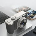 thumbnail image 6 of Viflosae Camera 4k Digital Camera CCD High Definition Macro Digital Camera 2.3 Screen 16X Autofocus Recording Front and Rear Double Cameras Portable Student Camera, 6 of 9