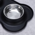 thumbnail image 5 of Cuencos para mascotas de acero inoxidable - Comedero para perros y gatos, 5 of 5