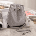 thumbnail image 2 of Bolsa Para Mujer Noche Fiesta Plateado, 2 of 3