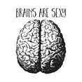 thumbnail image 3 of Lavoie, Tina 15x18 Black Modern Framed Museum Art Print Titled - Brains are Sexy black, 3 of 5