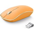 thumbnail image 1 of JOYACCESS 2.4G Slim Wireless Silent , Portable Wireless Computer  with 5 Adjustable DPI Levels, USB Mice for Desktop, Notebook, , Chromebook, PC (Green), 1 of 9