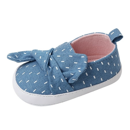 Eashery Baby Girls Boys Canvas Sneakers Breathable Walking Sock Shoes Comfort Fall Outdoor Casual Beach Shoes White Toddler Shoes (Blue 6)