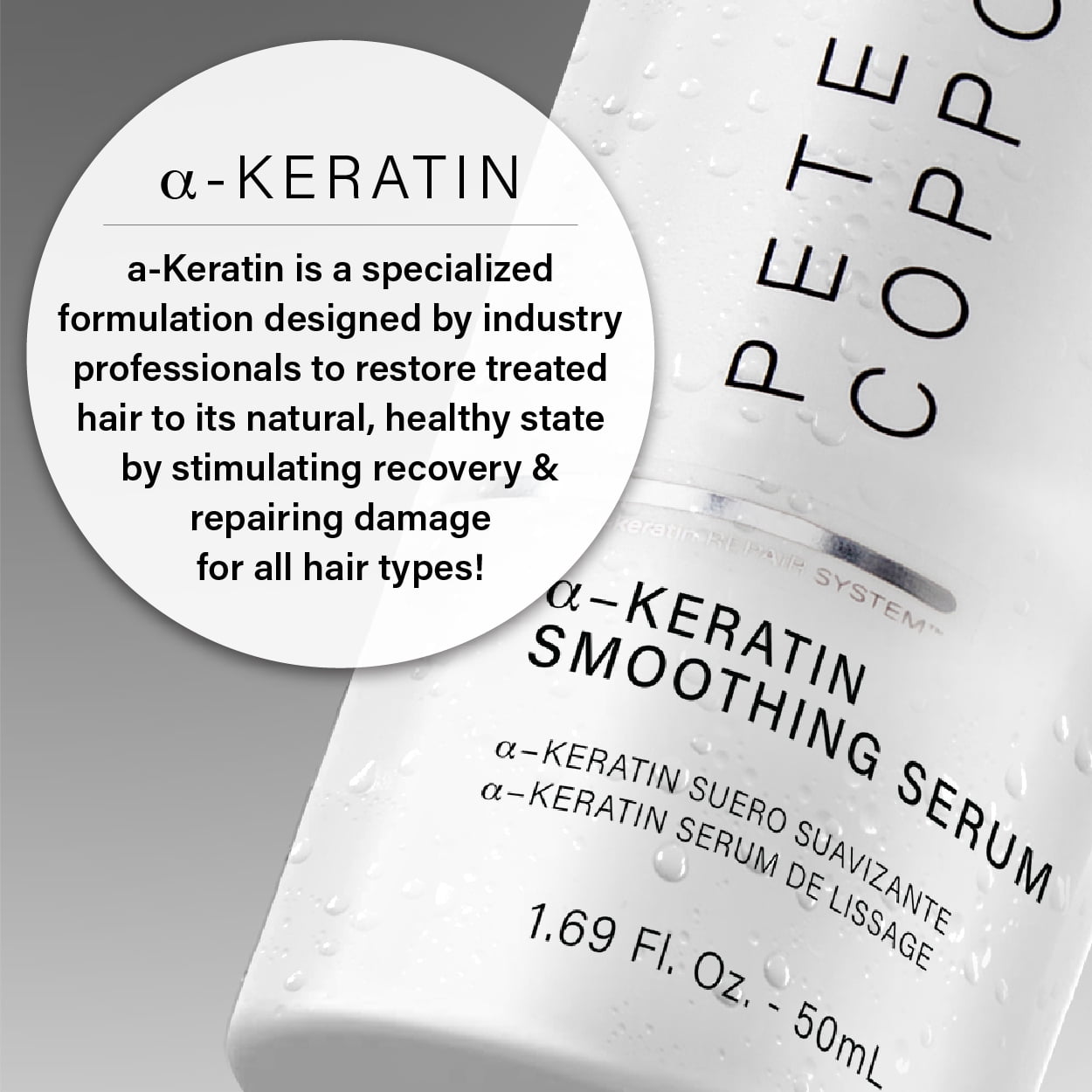 Peter Coppola a-Keratin Smoothing Serum, 1.69 Oz.