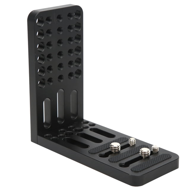 Quick Release L Plate,Aluminum Alloy Camera LShape Aluminum Alloy Camera L Plate L Platefor F Multi-Functional