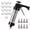A, variant on Ruanlalo Cookie Press with Nozzles Stainless Steel Biscuit Maker Easy Squeeze Dough Maker Cookie Decorating Tool for Home Commercial Use