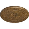thumbnail image 3 of 47 5/8"OD x 2 3/4"P Milan Ceiling Medallion, Hand-Painted Rubbed Bronze, 3 of 6