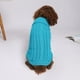 thumbnail image 3 of Bienvenido 2 piezas Nuevo suéter para perros, otoño e invierno suéter para perros trenzado de color sólido, 3 of 5