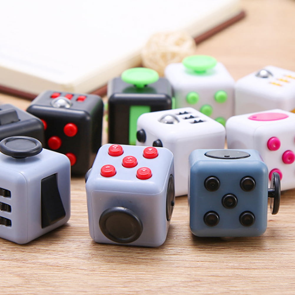 Hot Magic Fidget Cube Anti-anxiety Adults Stress Relief Focus Kids Fun Toy Gi AO 