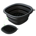 thumbnail image 1 of Cuenco Facial De Silicona Para Baño De Hielo Facial. Herramienta De Spa Reutilizable Con Bandeja Incorporada. Lavabo Plegable Portátil Para El Uso Diario En Casa Por La Mañana., 1 of 2