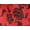 Vivid Red Floral, variant on Roaman's Women's Plus Size Kate Long Sleeve Easy Cotton-Blend Button-Front Shirt
