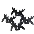 thumbnail image 3 of LoonWear 4 Pack Plastic Moosehead Pool Billiard Cue Bridge Head black, 3 of 3