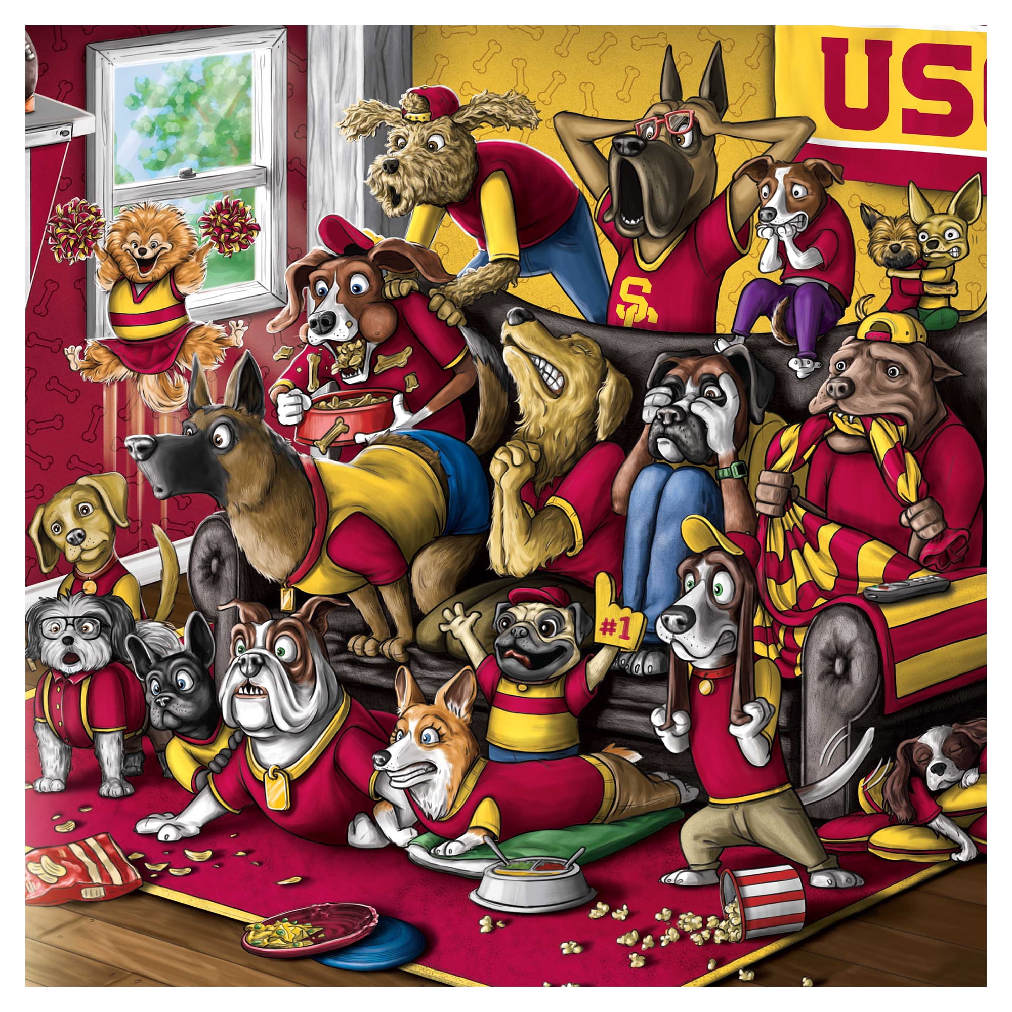 IDNA USC Trojans 13.25" x 17.25" Purebred Fans Wall Art