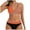 Orange-01, variant on Lopeceal Swim Suits for Women Two Piece Swimsuits Wrap Front Bikini High Waisted Bottom Tummy Control Bathing Suits