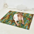thumbnail image 2 of Colorful Dinosaurs River Volcanoes Pattern Blanket,Comfortable Soft Lamb Wool Throw Blanket,All Season,Warm Lightweight Blankets for Sofa Bed Couch Living Room Chair,30"x40", 2 of 4