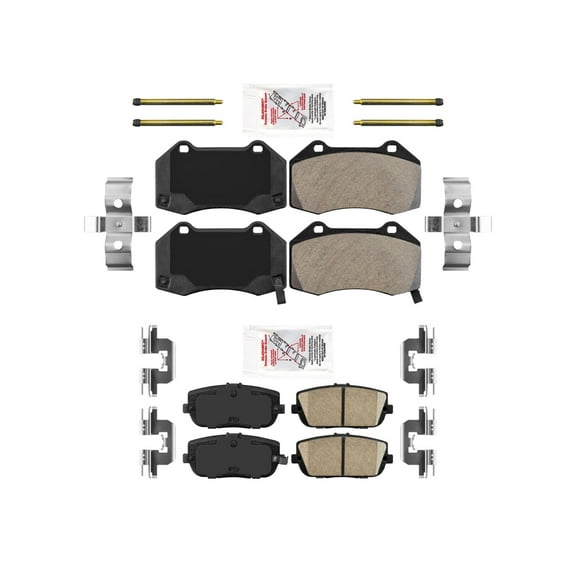 Front & Rear AmeriPro Ceramic Brake Pads For Mazda Miata MX5 2016-21 W/ Brembo
