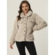thumbnail image 2 of Chaquetas De Lana Para Mujer Otoño Invierno Botón Abajo Manga Larga Suave Fuzzy Shaggy Teddy Abrigos Chaqueta Caqui L, 2 of 5
