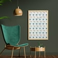 thumbnail image 2 of Cartoon Wall Art with Frame, Winged Heart Meteor Rainbow Clouds Shooting Stars Cactus Love Theme Doodle, Printed Fabric Poster for Bathroom Living Room, 23" x 35", Multicolor, by Ambesonne, 2 of 2