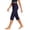 03-Dark Blue, variant on Capri Pants for Women Slim Fit Women's Capris Stretch Dressy Capris Pant with Pockets Summer Work Casual 02-Brown M