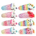thumbnail image 1 of 8 piezas Pince Cheveux Licorne Avec Paillette Snap Clips Arc En Ciel Barrettes Cheveux Dcoration Pour Enfants Fille Cadeau Fte Anniversaire, 1 of 5