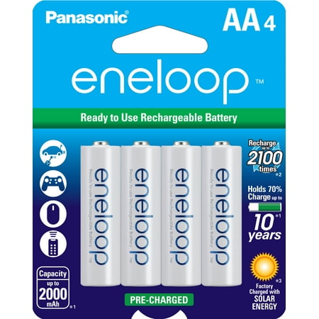 Panasonic eneloop AA - 4 Pack (Best Charger For Eneloop Aa)