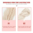 thumbnail image 4 of Troglfold table runner Cheesecloth Table Runner Gauze Tablecloth for Wedding Decor,70.87"X35.43"X0.04", 4 of 10