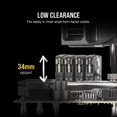 thumbnail image 3 of Vengeance LPX 32GB 16GB (2x8GB) DDR4 DRAM 3200MHz 3600MHz Desktop Memory Kit Black White XMP2.0 For Intel AMD Gaming DDR4 16G(2x8G)3600Mhz, 3 of 5