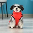 thumbnail image 4 of Dog Coat with Harness Winter Dog Coat Fleece Dog Jacket Waterproof Dog Coat Zipper Dog Jacket Puppy Coat Small Dog Clothes Dog Coat with Reflective Harness, 4 of 6
