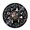 Without LED, variant on Seed of Life Lotus Wall Art Zen Ornament Meditation Wall Clock Relaxation Yoga Focus Wall Decor Mandala Vinyl Record Wall Clock With LED