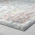 thumbnail image 5 of Addison Traditional 9' x 12' Gray and Rust Polypropylene Indoor Area Rug, 5 of 8