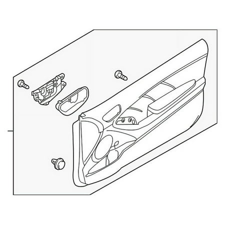 Genuine OE Kia Door Trim Panel - 82307-A7050D2E