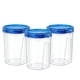 thumbnail image 2 of Recipientes de plástico para almacenar alimentos de 50 oz con tapa | Herméticos, apilables y herméticos, sin BPA | Apto para microondas y lavavajillas: ideal para preparar comidas, guardar sobras,, 2 of 7