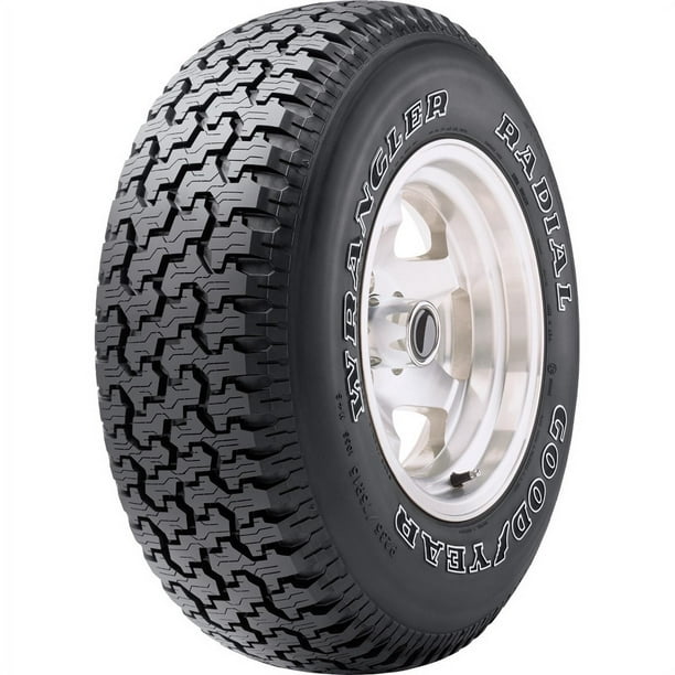 Introducir 44+ imagen goodyear wrangler radial 235/75r15 105s all-season tire reviews