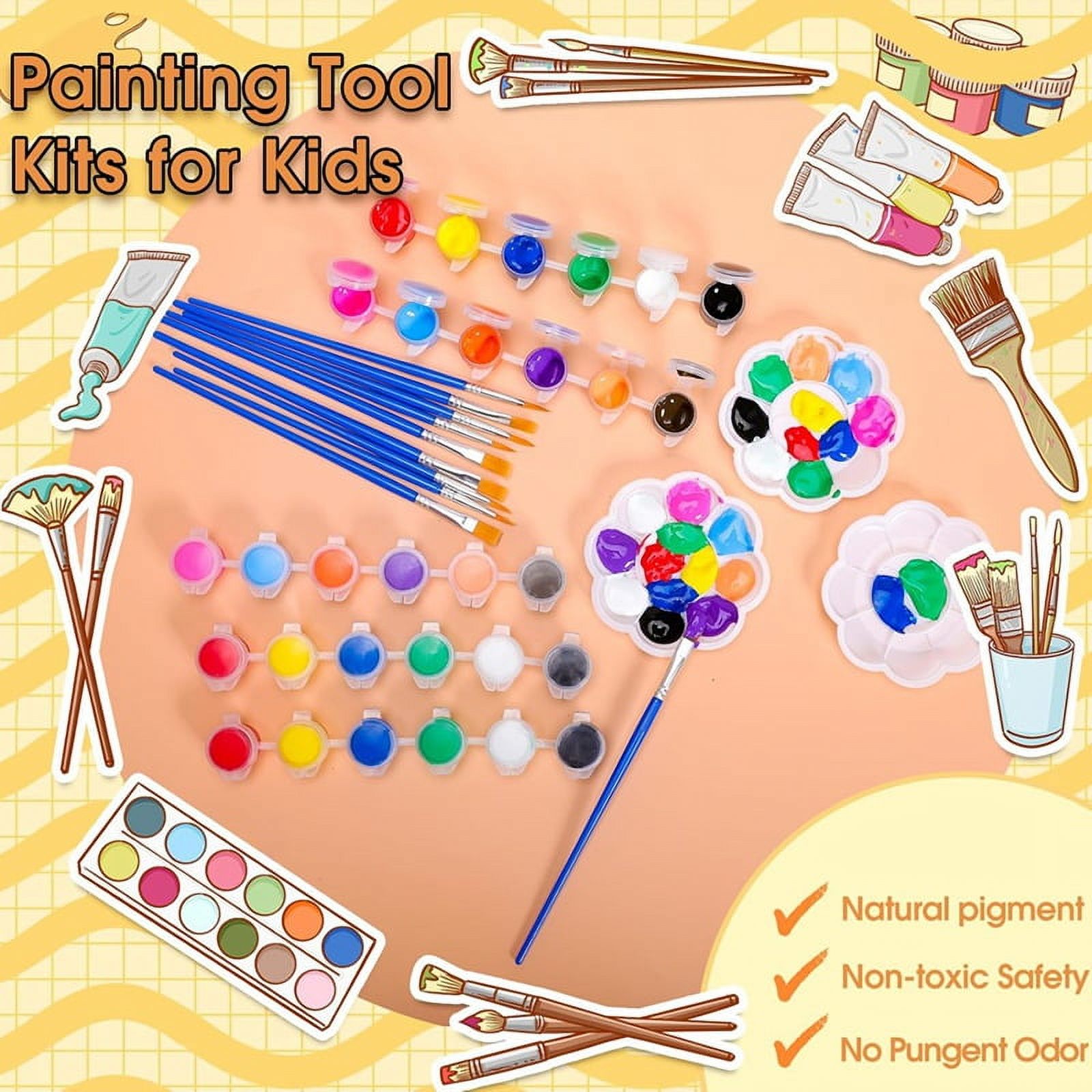 720Pcs Mini Acrylic Paint Set,Acrylic Paint Strips for Kids & Adults,Kids Paint Set for Home PartyFavors Set 1