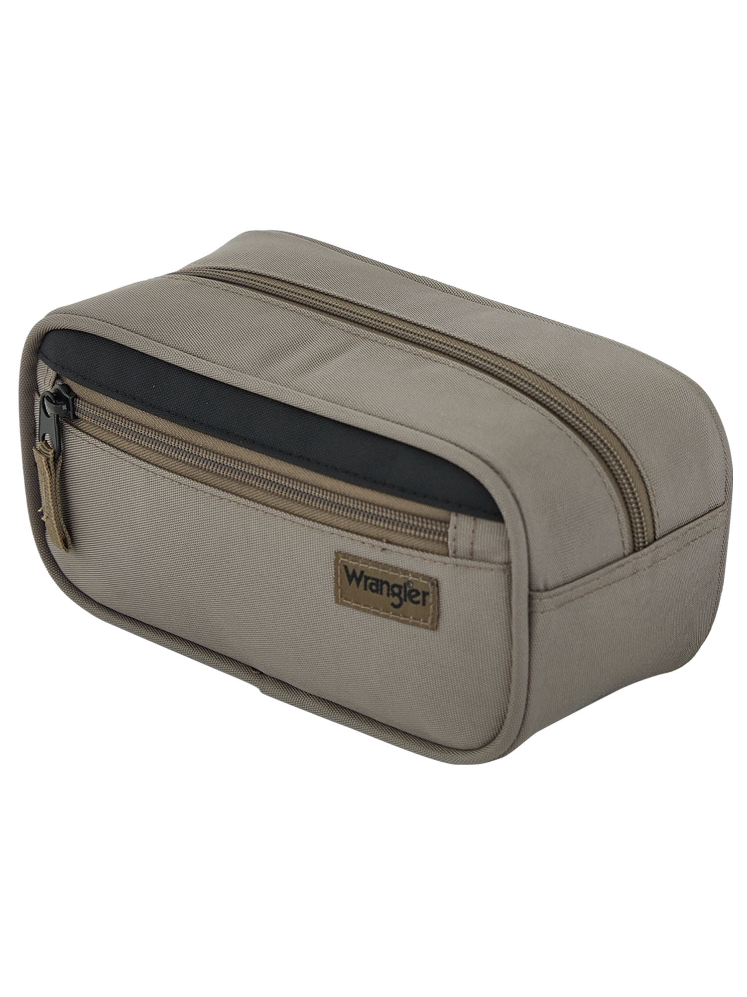 Wrangler 9-inch Toiletry Travel Kit, Fallen Rock Brown