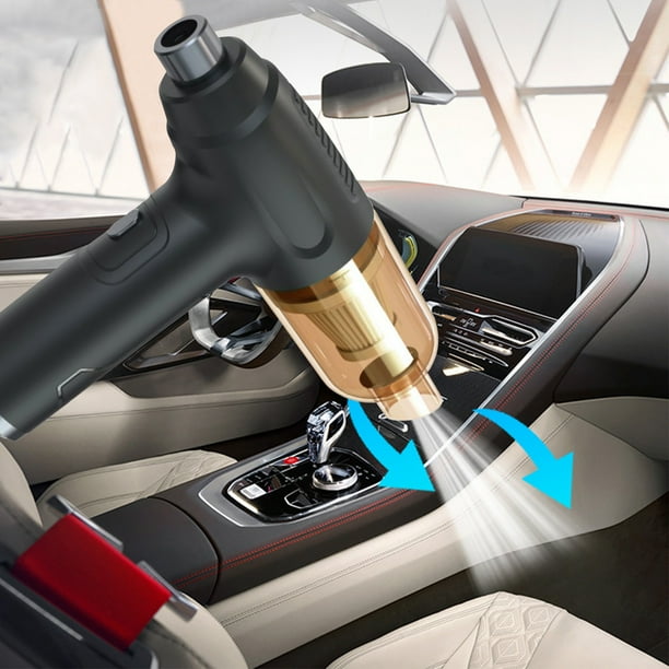 2 in 1 car online vacuum cleaner with air compressor