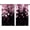 Cherry Blossoms, variant on Leeva Flower Pattern Valance Curtain for Windows - Light Filtering Rustic Rod Pocket Drapery, Farmhouse Kitchen & Living Room Decor, 52x12 Inches, 1 Panel