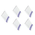 thumbnail image 2 of Bewildely 5 uds vaso de vidrio estropajo paños de limpieza toallas paños de cocina reutilizables ventana coche trapos Suministros de limpieza para el hogar Púrpura 32*50cm/5 uds Bewildely HA083870-05, 2 of 6