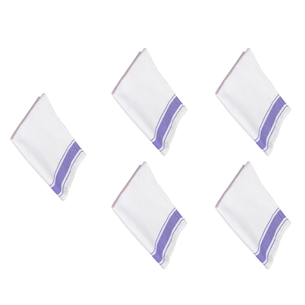Bearachild 5 uds vaso de vidrio estropajo paños de limpieza toallas paños de cocina reutilizables ventana coche trapos Suministros de limpieza para el hogar Púrpura 32*50cm/5 uds Bearachild HA083870-05