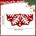 thumbnail image 3 of Tapis de Zone Cachemire, Tapis 1X Tapis de Noël (Rouge-A), 3 of 6